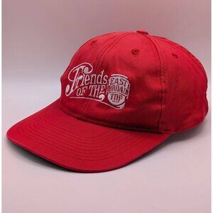 Vintage Friends Of East Broad Top Railroad Train Hat Cap Snapback Red VTG 80s